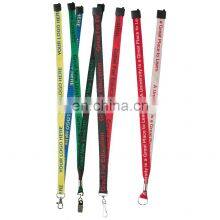Wholesale Lanyard Printing Double Sided Pink Lanyards With Logo Custom
