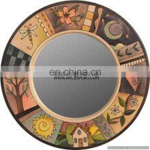 Wooden Rectangle Large Wall Mirror thumbnail-4