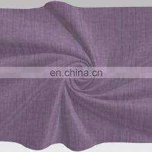 Mystic Purple Color Plain Yarn-dyed Crepe Fabric For Fashion Dress thumbnail-3