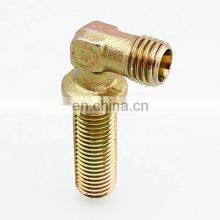 Parker Steel Zinc Plated Hydraulic Elbow Threaded Adapter, 4EMK4S, G 1/4 Male G 1/4 Male thumbnail-2