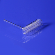 High Temperature Resistant Spiral Quartz Tube Quartz Glass Tube thumbnail-2