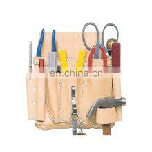 High Quality 8-Pocket Leather Electrician's Tool Pouch Bag Durable Portable Tool Belt Bag thumbnail-3