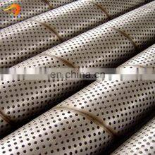 SS304 316 430 Stainless Steel Cylinder Perforated Filter Tube thumbnail-3