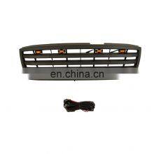 Off Road Auto Parts Other Exterior Accessories Front Grill Car Grille With Led Lights Fit For LandCrusier LC100 1998-2006 thumbnail-1