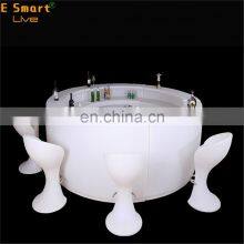Rechargeable Bar Furniture 2021 Fashion and Modern LED Commercial Bar Counter Mobile Bar
