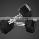 Commercial Use Hex Rubber Coated Dumbbell thumbnail-6