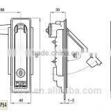 ROHS Zinc Plated Metal Industrial Plane Lock for Cabinet Use thumbnail-6