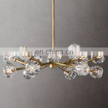 BOULE DE Light Luxury Fashion Living Room Hotel Ceiling Decoration Lighting Round Industrial Crystal Chandelier thumbnail-4