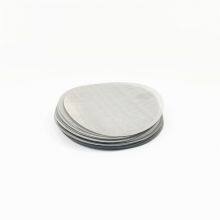 Round Shape 304 316 316L Stainless Steel Sintering Woven Wire Mesh Filter Disc For Filtration Industry