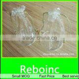Oem Pvc Clear Promotional Dot Printing Drawstring Bag