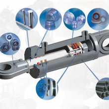 Different Types Small 10 30 50 100 Ton Lift Ram Double Acting Hydraulic Cylinder for Press thumbnail-3