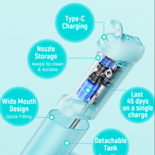 Infly P12 Black/White Water Flosser Dental Irrigator thumbnail-3