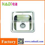 foshan small Single bowl kitchen sink sinks of stainless steel HD3838