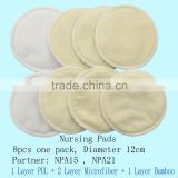 AnAnBaby bamboo Breast pads reusable washable cloth nursing pads for ladies
