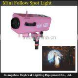 Stage Mini Follow Spot Light Pink 575w Follow Spot Light 4 Color + White , Wedding Focus Light HMI575