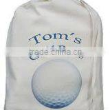 Golf Ball cotton drawsting bag 2015