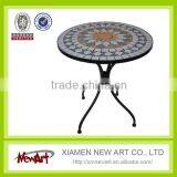 Elegant Design Metal Patio Mosaic Outdoor Furniture Living Room Mosaic Metal Furniture thumbnail-1