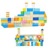 100 Pieces Best Selling Toys 2014 Ocean Blocks Different Shape Round Square Arch Triangle Wooden Block thumbnail-2
