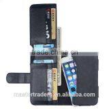 Cheap Multi Function Litchi Grain Stand Wallet PU Leather Case With Card Slot And PC Back Cover For 5 Inch Mobile Phone MT-3681 thumbnail-2