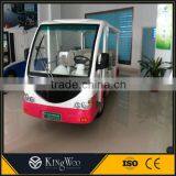 Kingwoo 14 Seats 5KW DC Motor Electric Shuttle Bus For Sale thumbnail-2