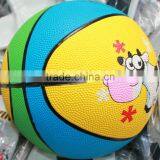 Colorful Mini rubber Basketball Ball Size 3