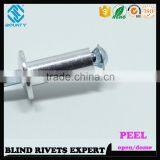 HIGH QUALITY OPEN END MANUFACTURER AL/ST PEEL TYPE RIVETS thumbnail-2