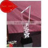 Clear Star Crystal Award Trophy