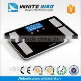 150kg LCD Electronic Digital Tempered Glass Body Fat Analyzer Scale thumbnail-2