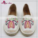 KAS16-274 women ladies jute sole espadrilles; chinese style flat shoes; wholesale made ladies shoes                        
                                                                                Supplier's Choice