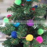 Christmas Decoration Pompom Garland thumbnail-1