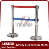 Safety Double Belt Pole 201 Pole Bank Crowd Control Barrier Stand thumbnail-2