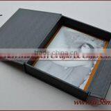 Fabric Leather Wood Photo Storage Box thumbnail-2