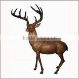 Outdoor Garden Art Bronze Elk Statue Sculpture for Decoration thumbnail-5