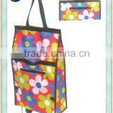 Foldable Shopping Trolley Bag/vegetable Shopping Trolley Bag/wheeled Market Trolley Bag