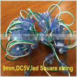 2016 Promotion RGB or Single Color Wedding Party Outdoor Solar String 9mm 50leds Christmas Light thumbnail-3