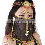 SWEGAL 2013 Wholesale Women Belly Dance Silk Fan Veil thumbnail-1
