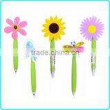 Pink Flower Shape 3D Children Flower Pen,novel Shape Gift Pen,flower Pen thumbnail-2