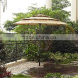 Three-tier UV-resistant waterproof KD structure polyester patio umbrella