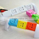 For Home Use/office Use Hot Sale Socket,Colorful 360 Degrees Rotating Socket Extendable Plug Modular Socket