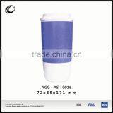 China Suppliers Plastic Travel Coffee Cup Frosty Plastic Mug Cup Plastic Drinking Mug With Straw thumbnail-5