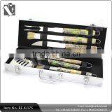 5 Piece Professional-made Stainless Steel BBQ Grill Set thumbnail-1