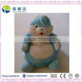 Plush Rabbit Blue Soft Chair Children Fluffy Animal Sofa