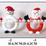 (01-3539)cute glass snowman glass arts lampworking