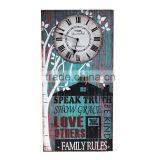 Wholesale Wooden Wall Clock With Vintage Design thumbnail-4