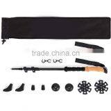 4 Seasons Accessories Quick and Easy Lock Cork Handle Carry Bag 100% Carbon Fiber Trekking Poles Walking Stick thumbnail-2
