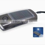 Hot Sell Emergency Charger Mobile Phone Function Portabel Solar Dyname Led Flashlight With Radio