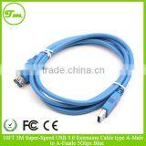 10FT 3M Super-Speed USB 3.0 Extension Cable Type A-Male to A-Fmale 5Gbps Blue