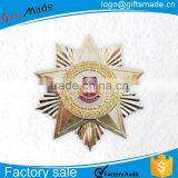 gold metal pins,star shape metal lapel pins
