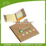 Custom Eco Memo Pad 5 Colors Bookmark Kraft Paper Sticky Notes thumbnail-4