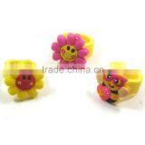 Fashion Cartoon Cute PVC Promotional Gift Customized Shaped Rubber Rings thumbnail-3